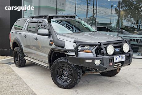 Grey 2015 Ford Ranger Dual Cab Utility Xls (4X4)