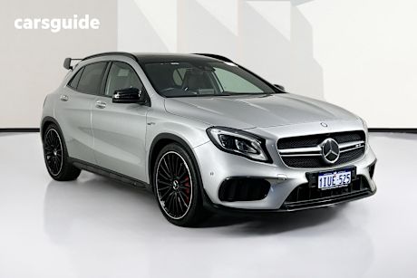 Silver 2017 Mercedes-Benz A45 Hatchback Amg