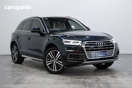 Blue 2017 Audi Q5 Wagon 2.0 Tdi Quattro