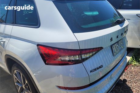 White 2020 Skoda Kodiaq Wagon 132 Tsi Sportline (4X4)
