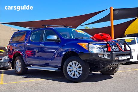 Blue 2014 Mazda BT-50 Dual Cab Utility Xtr (4X4)