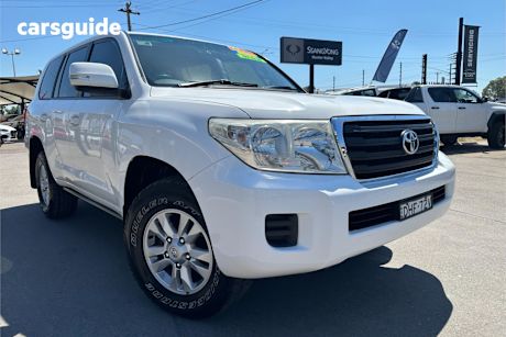 White 2012 Toyota Landcruiser Wagon Gxl (4X4)