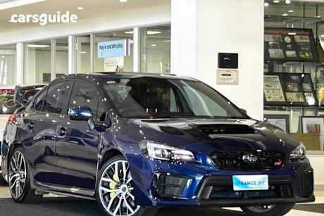 Blue 2021 Subaru WRX Sedan Sti Spec R (Wing) (Awd)