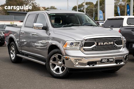 Silver 2019 RAM 1500 Crew Cab Utility Laramie (4X4) Fd3.2