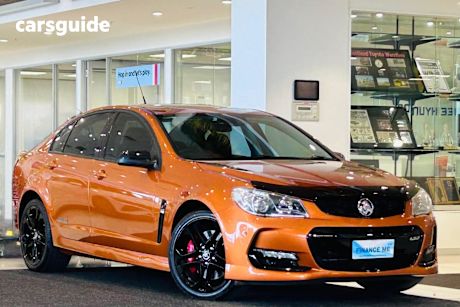 Orange 2017 Holden Commodore Sedan Ss-V Redline