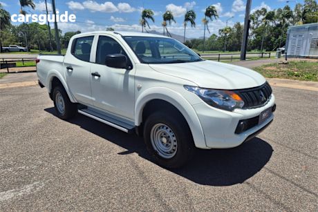 White 2017 Mitsubishi Triton Dual Cab Utility Glx