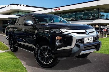 Black 2019 Mitsubishi Triton Double Cab Pick Up Gls (4X4) Premium