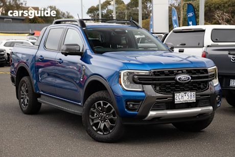 Blue 2025 Ford Ranger Double Cab Pick Up Wildtrak 3.0 (4X4)