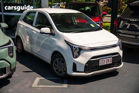 White 2025 Kia Picanto Hatchback Sport (Pe2)