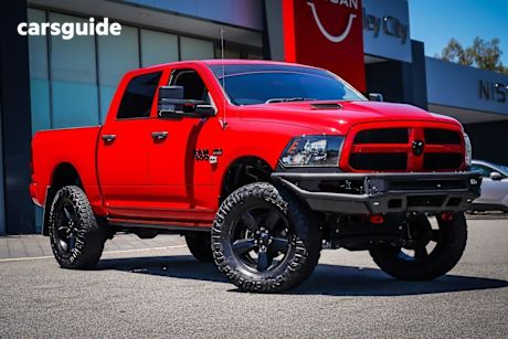 Red 2021 RAM 1500 Crew Cab Utility Express