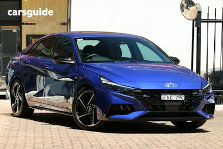 Blue 2023 Hyundai I30 Sedan N Line Premium