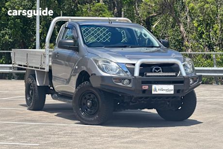 Silver 2015 Mazda BT-50 Cab Chassis Xt (4X2)