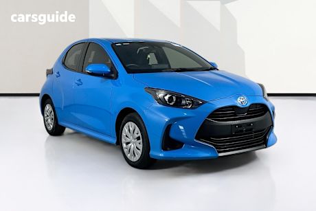 Blue 2023 Toyota Yaris Hatchback Ascent Sport