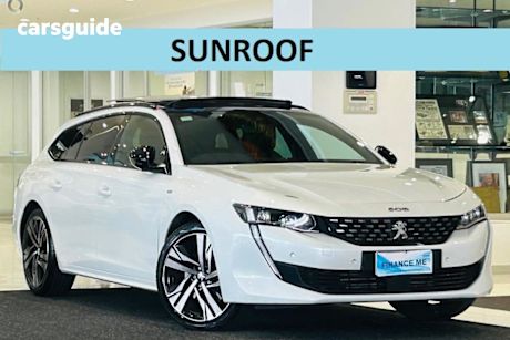 White 2022 Peugeot 508 Sportswagon Gt