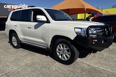White 2019 Toyota Landcruiser Wagon Lc200 Vx (4X4)
