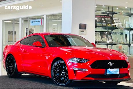 Red 2019 Ford Mustang Coupe Fastback Gt 5.0 V8
