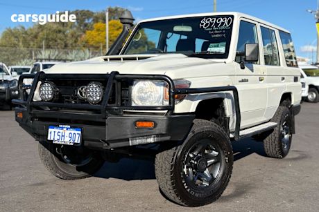 White 2020 Toyota Landcruiser SUV WORKMATE VDJ76R