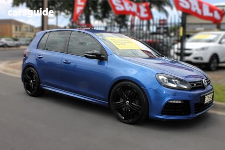 Blue 2012 Volkswagen Golf Hatchback R