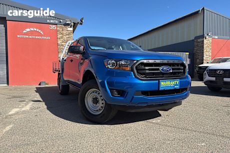 Blue 2021 Ford Ranger Ute Tray XL