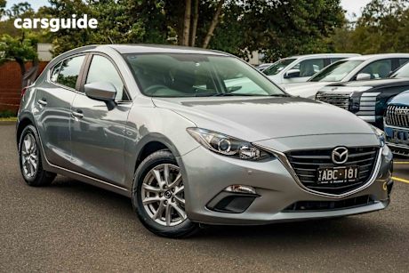 Silver 2014 Mazda 3 Hatchback Touring