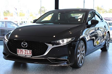 Black 2019 Mazda 3 Sedan G25 Astina