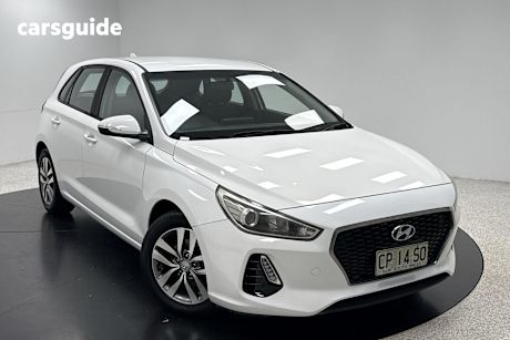 White 2018 Hyundai I30 Hatchback Active