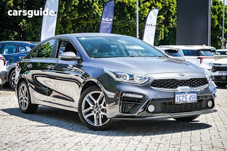 Grey 2019 Kia Cerato Sedan Sport