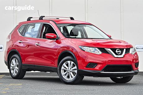 Red 2015 Nissan X-Trail Wagon St (Fwd)