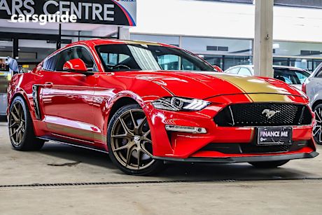 Red 2018 Ford Mustang Coupe Fastback Gt 5.0 V8