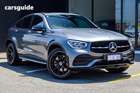 Grey 2022 Mercedes-Benz GLC300 Coupe 4Matic