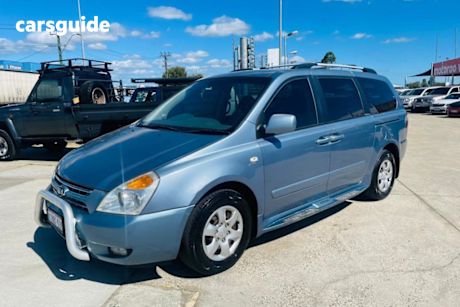 Blue 2009 Kia Grand Carnival Wagon Exe