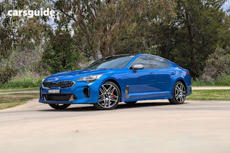 Blue 2021 Kia Stinger Sedan Gt (Black Leather)