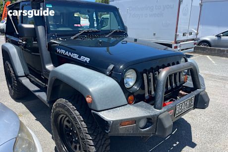 Black 2008 Jeep Wrangler Softtop Sport (4X4)