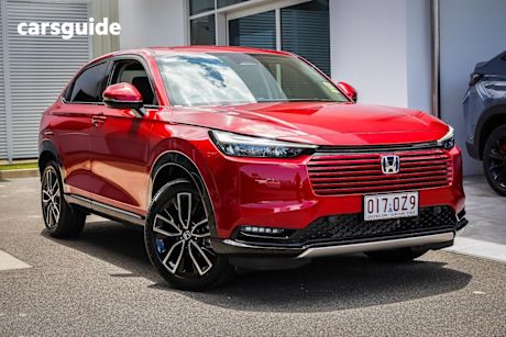 Red 2025 Honda HR-V Wagon E:Hev L