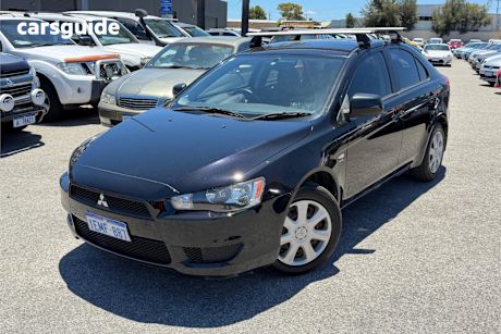 Black 2012 Mitsubishi Lancer Hatchback Es Sportback