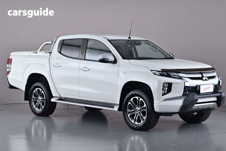 White 2019 Mitsubishi Triton Double Cab Pick Up Gls (4X4) Premium