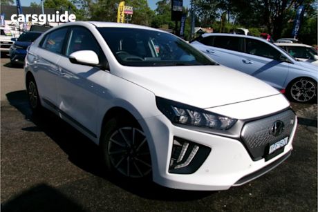 White 2021 Hyundai Ioniq Hatchback Electric Premium