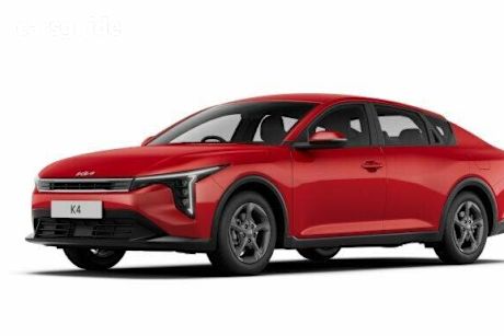 Red 2024 Kia K4 Sedan S