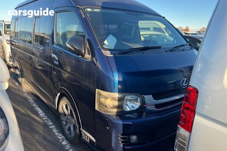 Blue 2005 Toyota HiAce Commercial SLWB 4WD GRAND CABIN