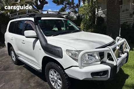 White 2009 Toyota Landcruiser Wagon Gxl (4X4)