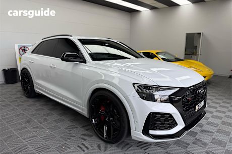 White 2021 Audi RS Q8 Wagon Tfsi Quattro Mhev