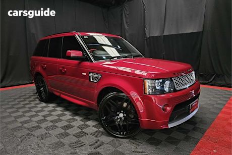 Red 2013 Land Rover Range Rover Sport Wagon 3.0 Sdv6 Autobiography