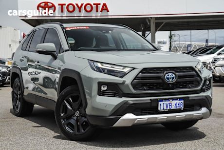 Green 2022 Toyota RAV4 Wagon Edge (Awd) Hybrid