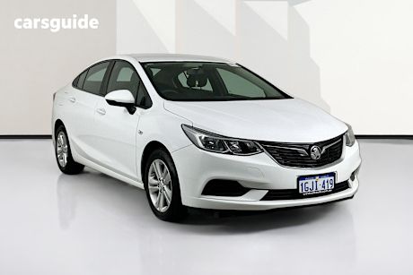 White 2017 Holden Astra Sedan Ls