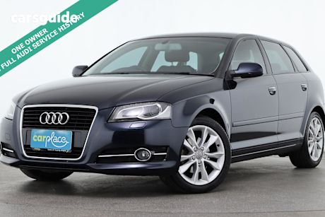 Blue 2012 Audi A3 Hatchback Sportback 1.8 Tfsi Ambition