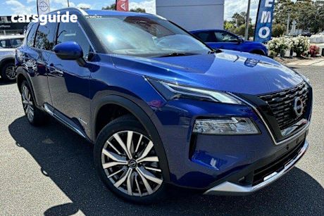 Blue 2025 Nissan X-Trail Wagon Ti-L (4Wd) E-Power (Hybrid)