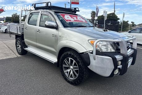 Silver 2008 Toyota Hilux Dual Cab Pick-up Sr5 (4X4)