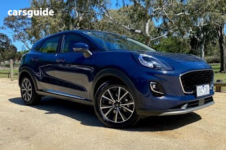 Blue 2023 Ford Puma Hatchback