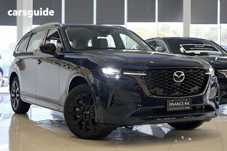 Blue 2025 Mazda CX-80 Wagon D50E Gt