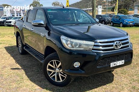 Black 2017 Toyota Hilux Dual Cab Utility Sr5 (4X4)